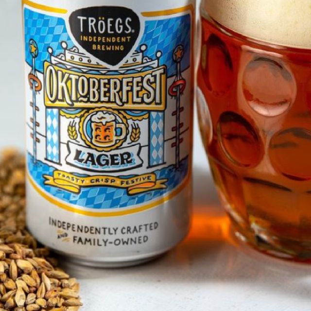 ins, zwei, g'suffa! It's Oktoberfest season. Enjoy notes of caramel, fresh-baked bread, and flowering herbs in a dimple mug near you. 

 #Oktoberfest #Troegs #LongLiveLagers