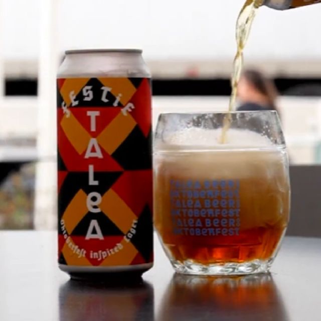 @taleabeer FESTIE pays homage to Oktoberfest. A cross between a Marzen and Festbier, this is a medium-bodied, easy-drinking amber lager with delightful notes of plum, raisin, and spice. The light finish fades quickly, inviting the next stein, then the next. 6.5% ABV