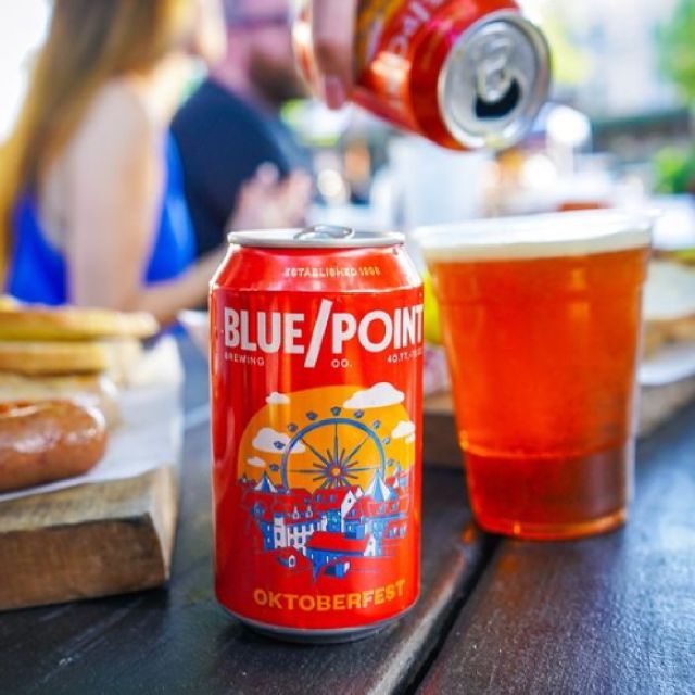 Prost! The biscuity @bluepointbrewing Classic, Oktoberfest is back for the fall!